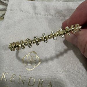 ❌SOLD❌Kendra Scott Gold and Silver Studded Bracelet